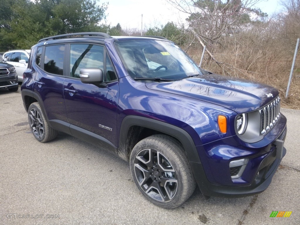 Jetset Blue 2019 Jeep Renegade Limited 4x4 Exterior Photo #132649744