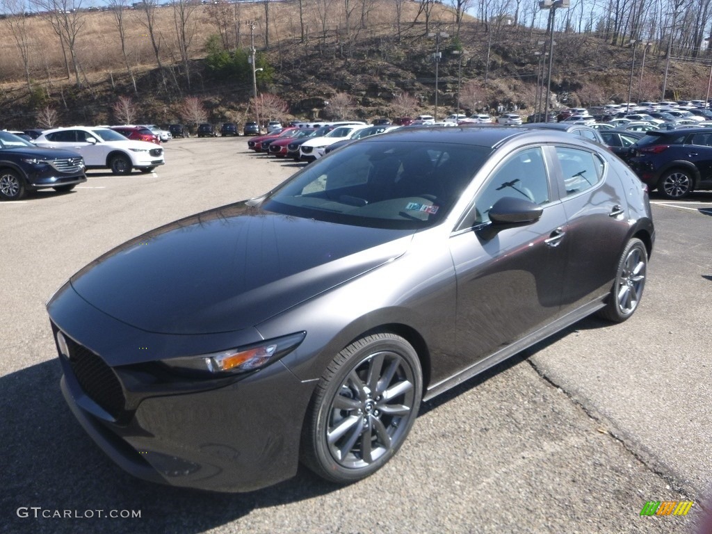 Machine Gray Metallic 2019 Mazda MAZDA3 Hatchback Preferred AWD Exterior Photo #132653062