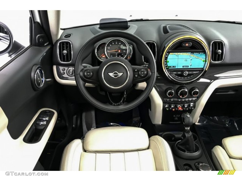 2018 Mini Countryman Cooper ALL4 Lounge Leather/Satellite Grey Dashboard Photo #132655087