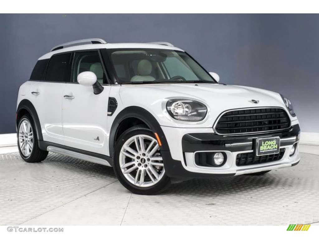 Light White 2018 Mini Countryman Cooper ALL4 Exterior Photo #132655285