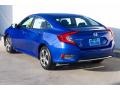 2019 Agean Blue Metallic Honda Civic LX Sedan  photo #2