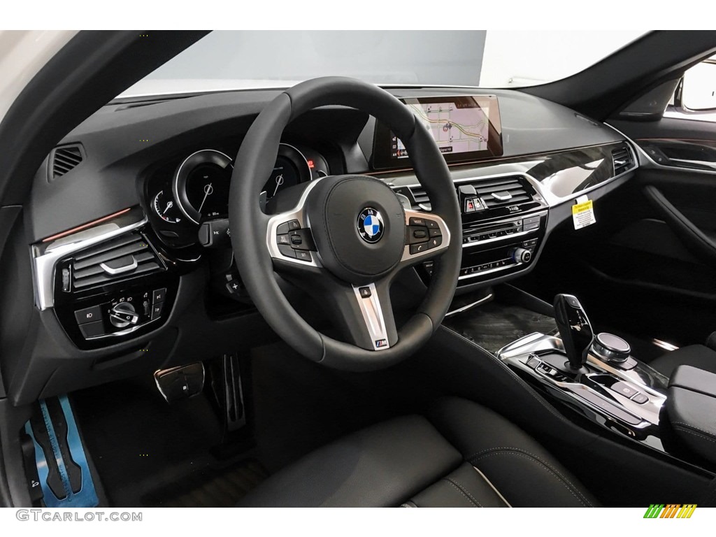 2019 5 Series 540i Sedan - Alpine White / Black photo #4