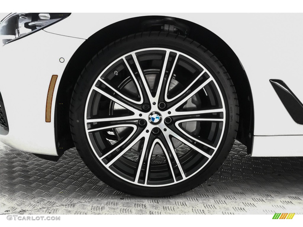 2019 5 Series 540i Sedan - Alpine White / Black photo #9