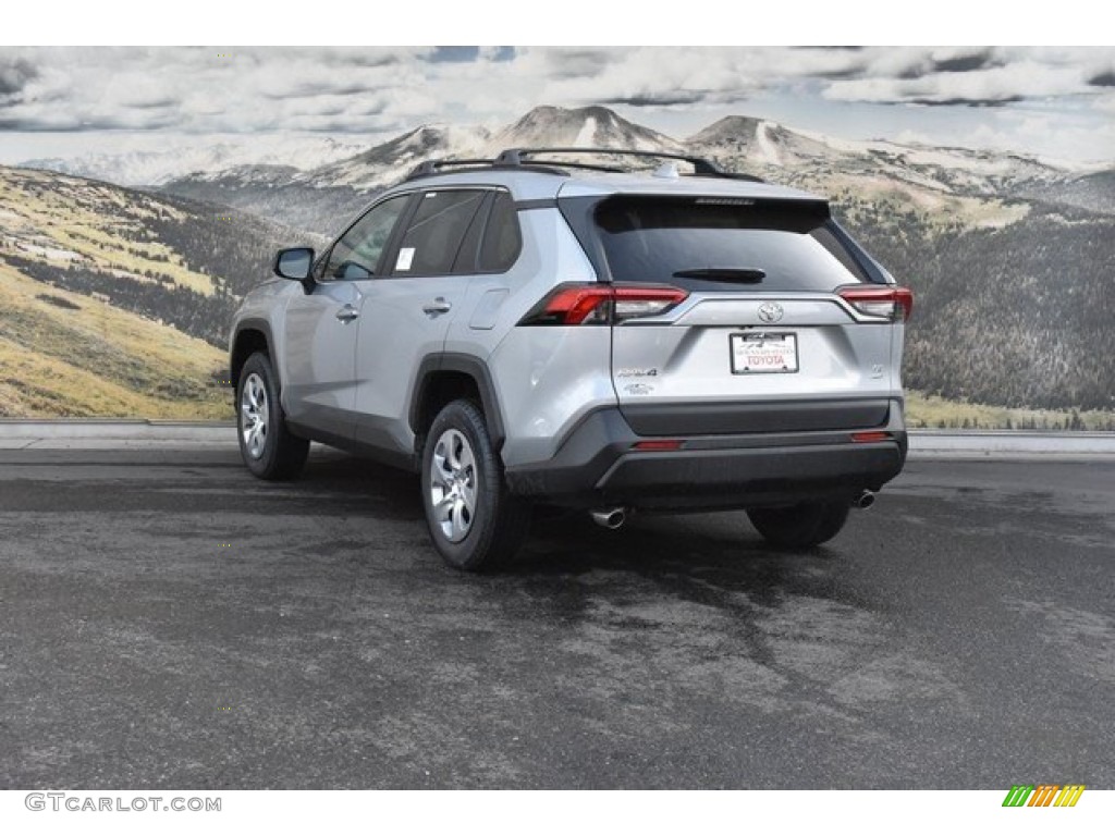 2019 RAV4 LE AWD - Silver Sky Metallic / Black photo #3