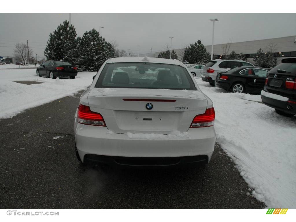 2009 1 Series 135i Coupe - Alpine White / Black Boston Leather photo #4