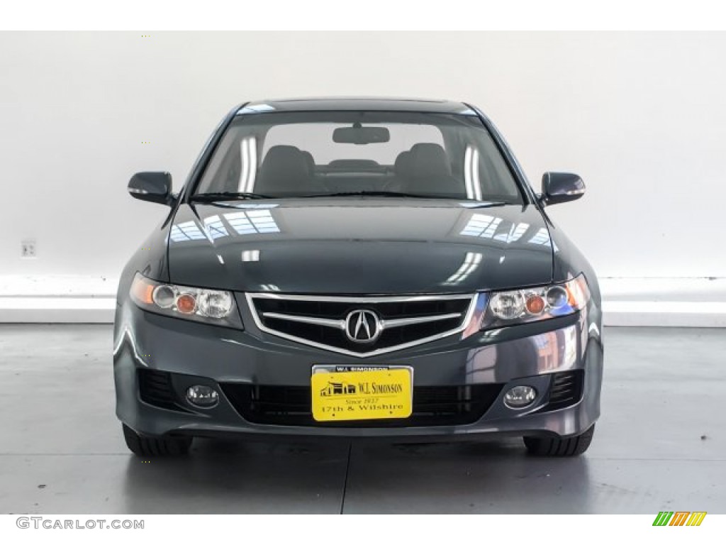 2007 TSX Sedan - Carbon Gray Pearl / Ebony photo #2