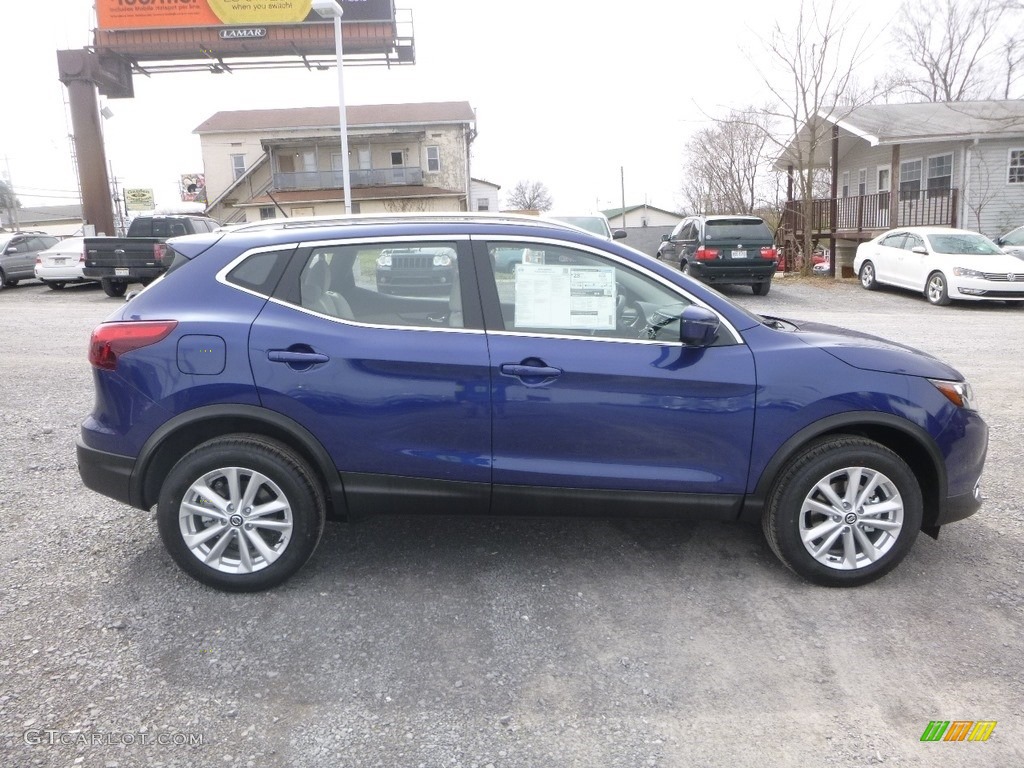 Caspian Blue Metallic 2019 Nissan Rogue Sport SV Exterior Photo #132662847