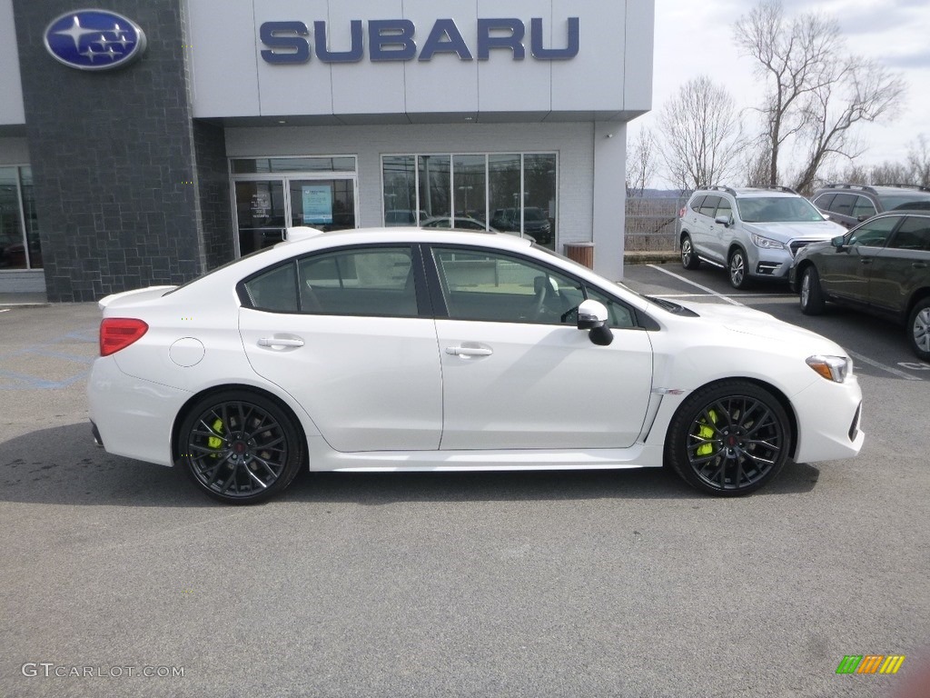 Crystal White Pearl 2019 Subaru WRX STI Limited Exterior Photo 132663726
