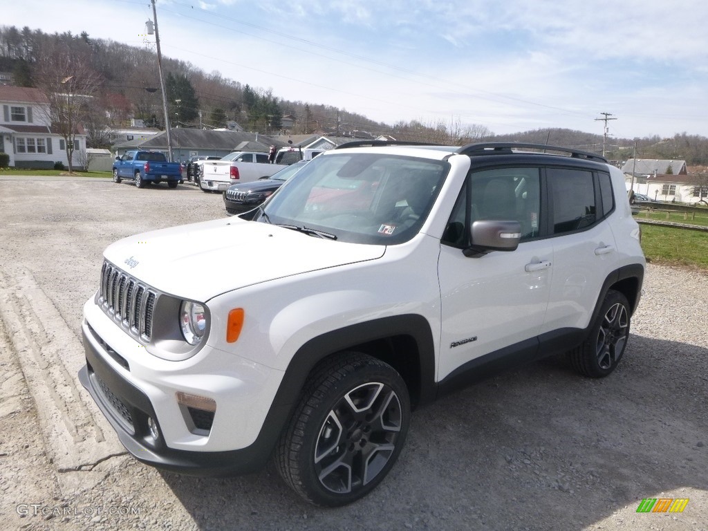 2019 Renegade Limited 4x4 - Alpine White / Black photo #1