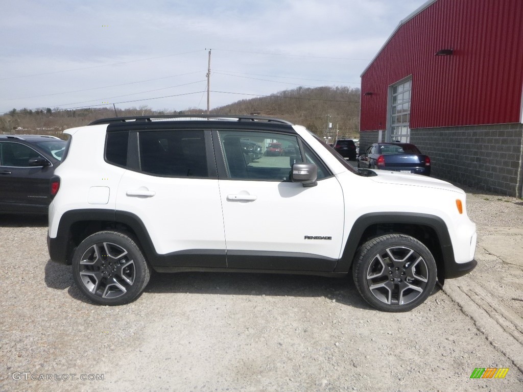 Alpine White 2019 Jeep Renegade Limited 4x4 Exterior Photo #132667345