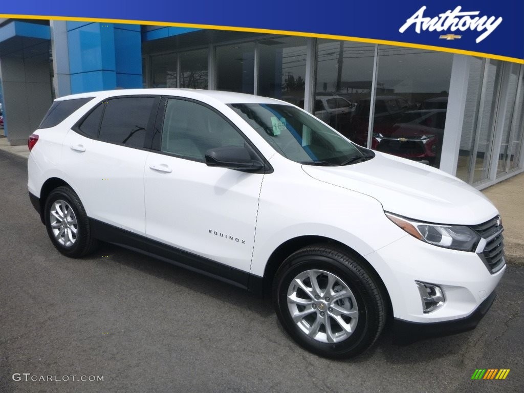 2019 Equinox LS AWD - Summit White / Medium Ash Gray photo #1