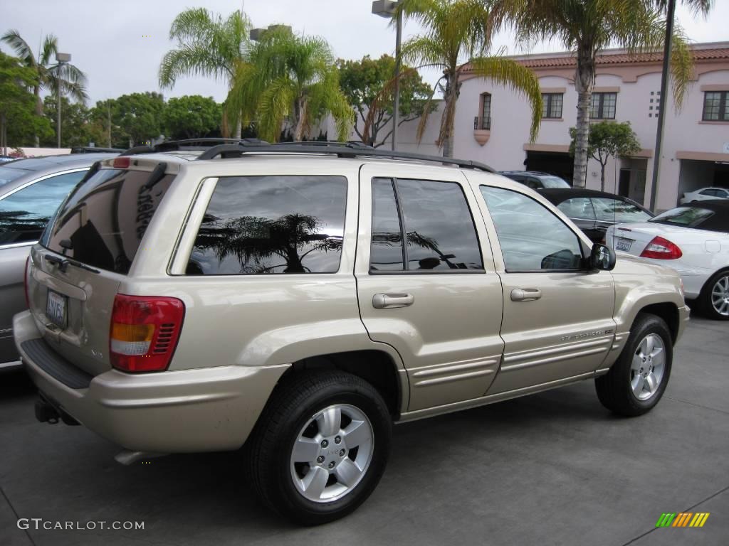 2001 Grand Cherokee Limited - Champagne Pearl / Sandstone photo #1