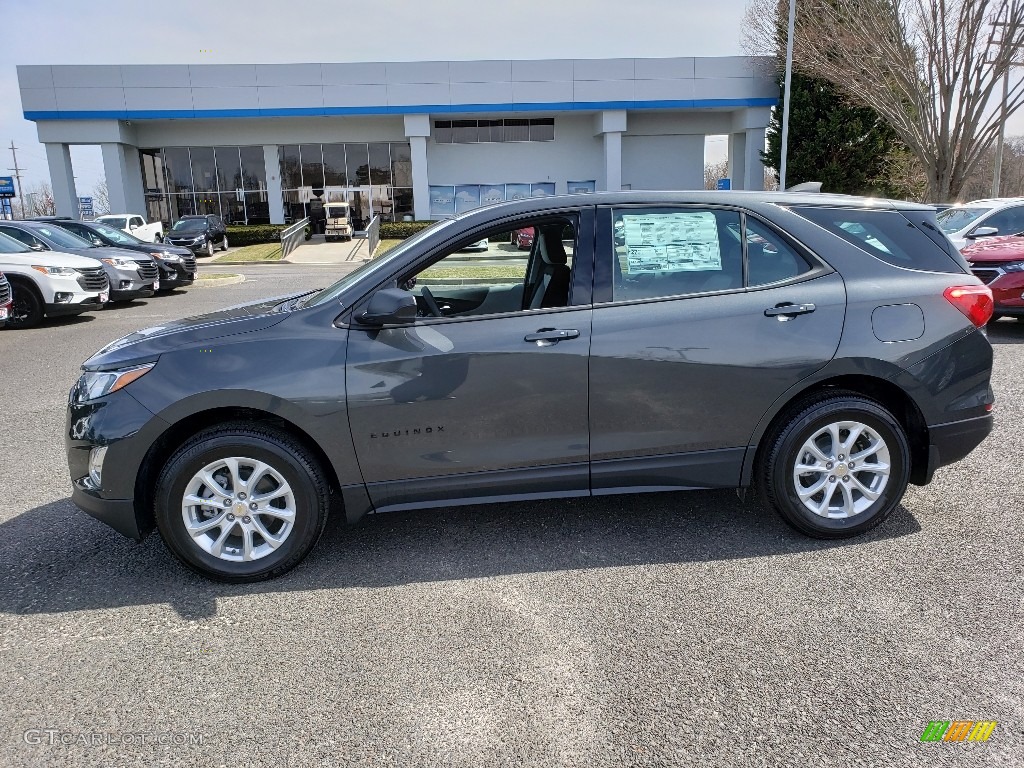 2019 Equinox LS AWD - Nightfall Gray Metallic / Medium Ash Gray photo #3