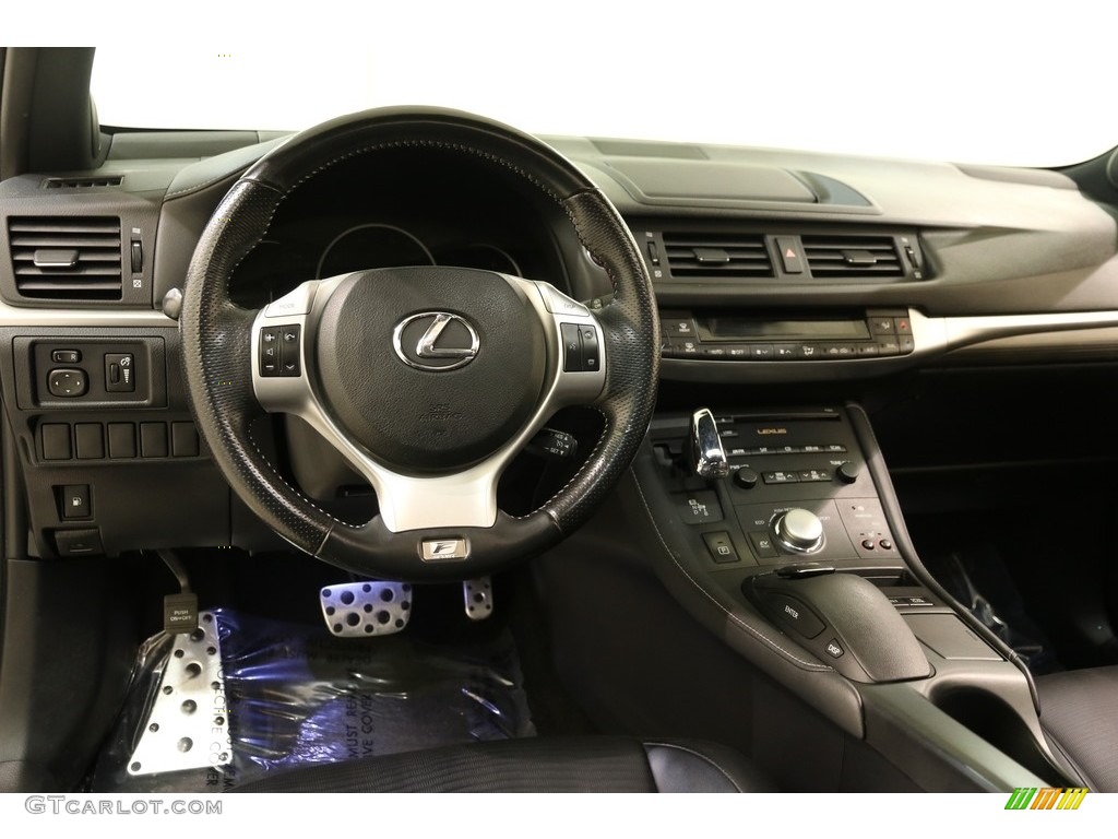 2012 CT 200h Hybrid Premium - Tungsten Silver Pearl / Black photo #6