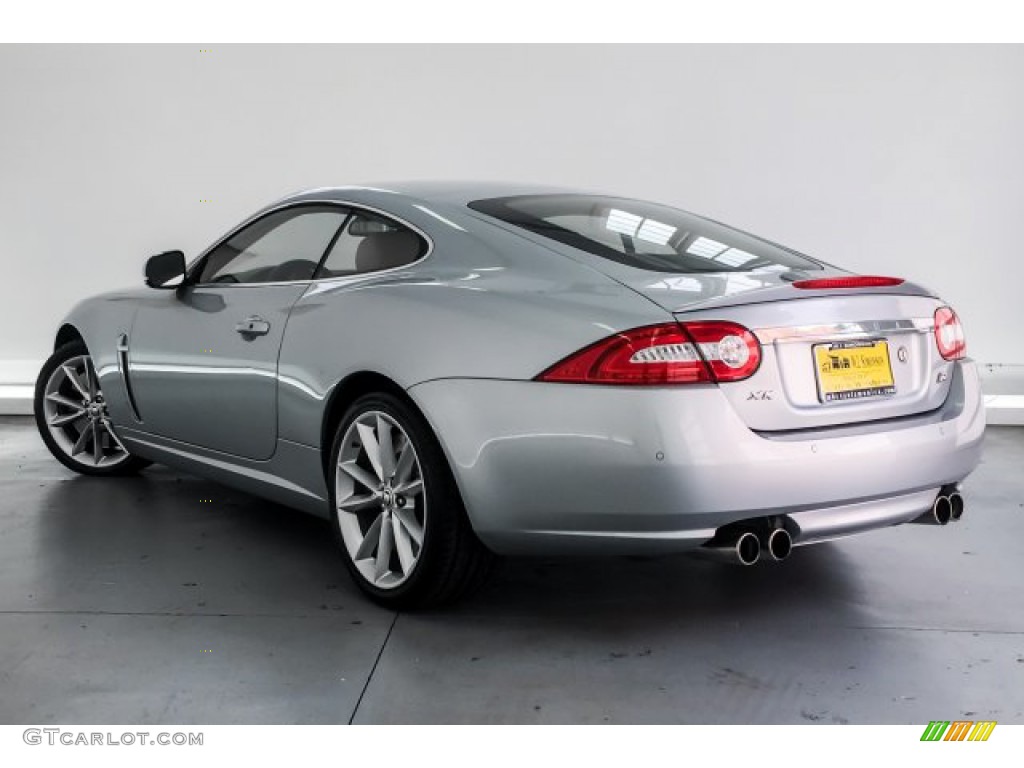 2010 XK XKR Coupe - Liquid Silver Metallic / Ivory photo #10