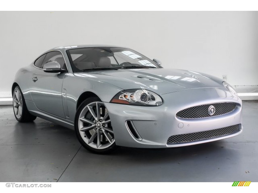 2010 XK XKR Coupe - Liquid Silver Metallic / Ivory photo #14