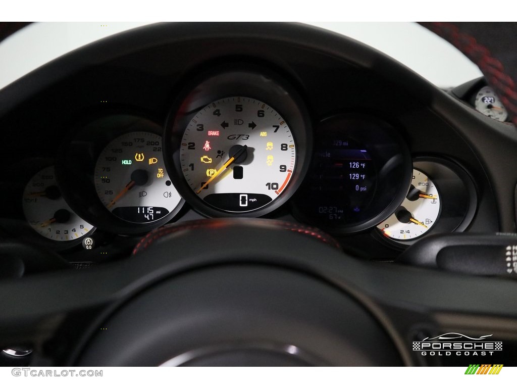 2018 911 GT3 - Carmine Red / Black photo #16