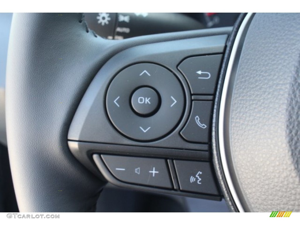 2020 Toyota Corolla SE Black Steering Wheel Photo #132674271
