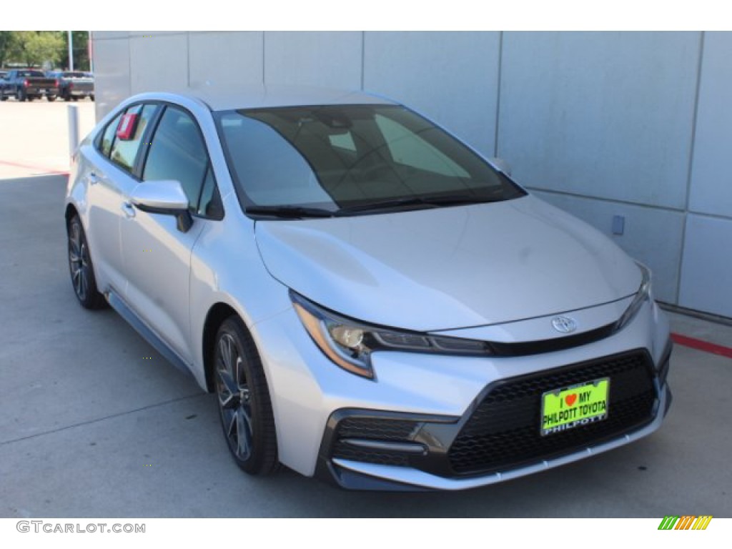 Classic Silver Metallic 2020 Toyota Corolla SE Exterior Photo #132674424