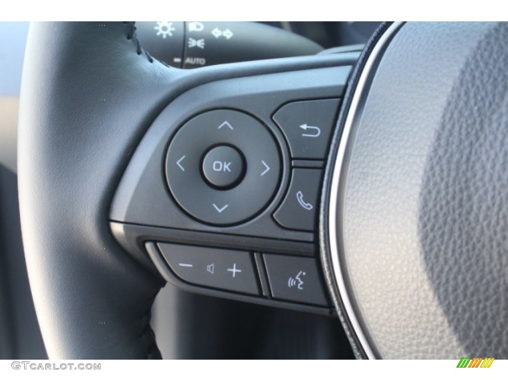 2020 Toyota Corolla SE Black Steering Wheel Photo #132674565