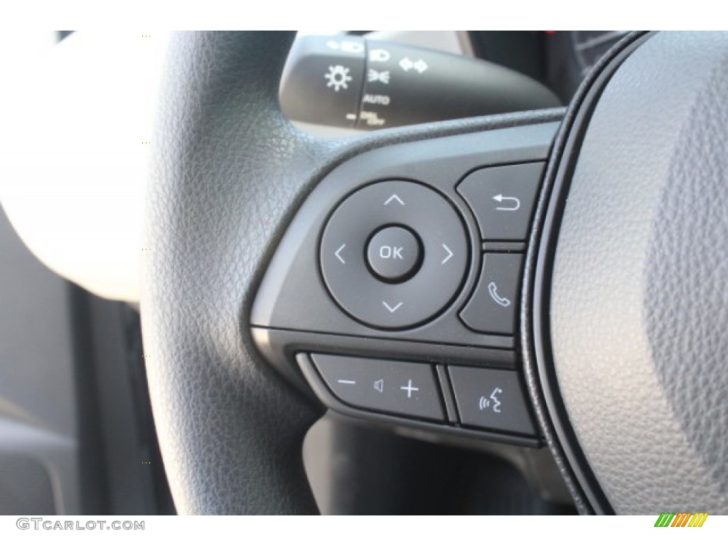 2020 Toyota Corolla L Light Gray Steering Wheel Photo #132674820