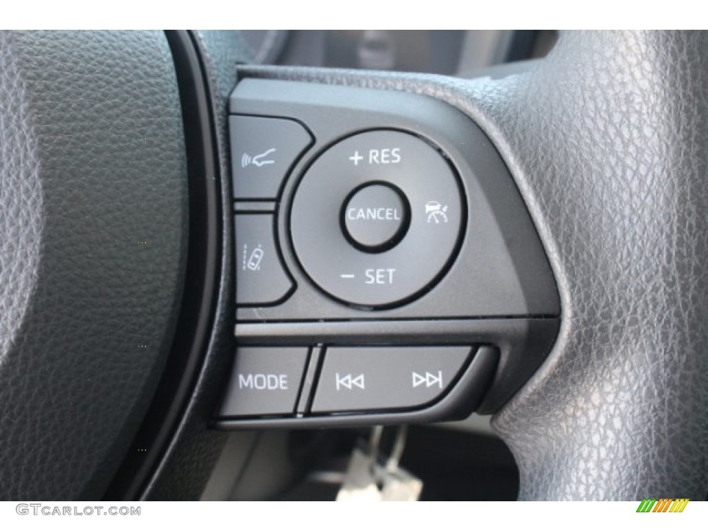2020 Toyota Corolla L Light Gray Steering Wheel Photo #132674829
