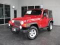 2006 Flame Red Jeep Wrangler Sport 4x4  photo #1