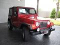 2006 Flame Red Jeep Wrangler Sport 4x4  photo #3