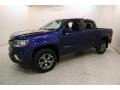 2016 Laser Blue Chevrolet Colorado Z71 Crew Cab 4x4  photo #3