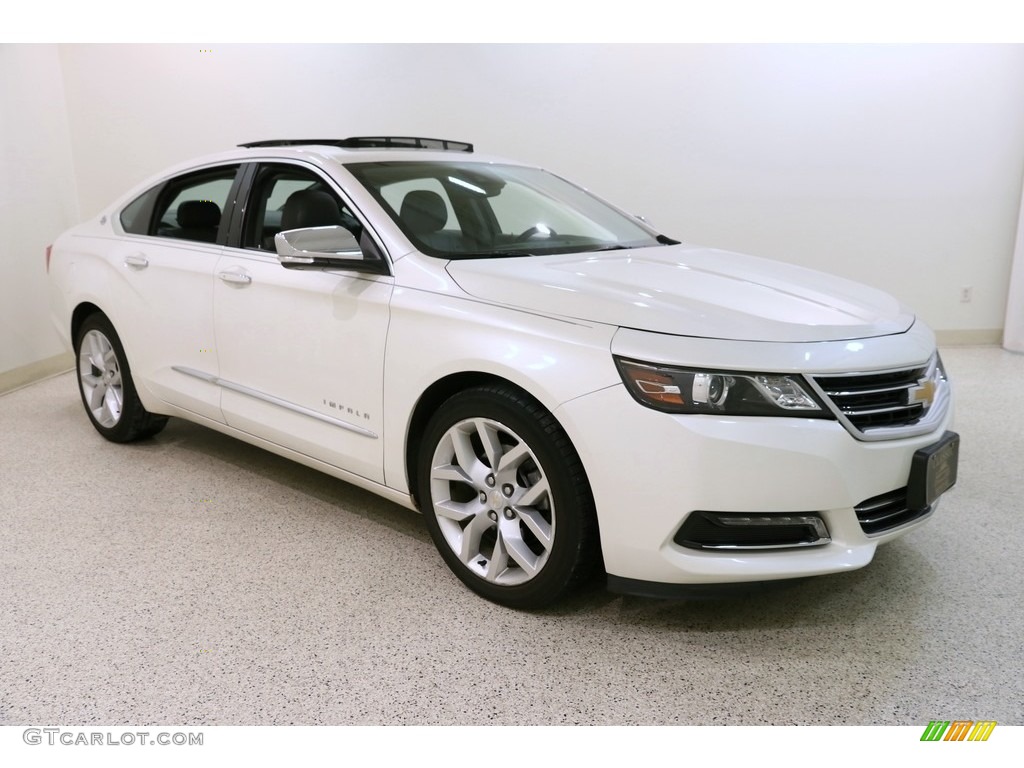 2014 Impala LTZ - White Diamond Tricoat / Jet Black/Dark Titanium photo #1