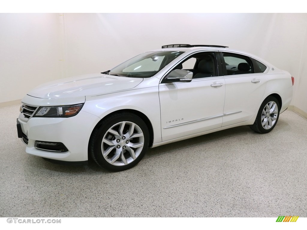 2014 Impala LTZ - White Diamond Tricoat / Jet Black/Dark Titanium photo #3