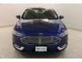 2017 Lightning Blue Ford Fusion S  photo #2