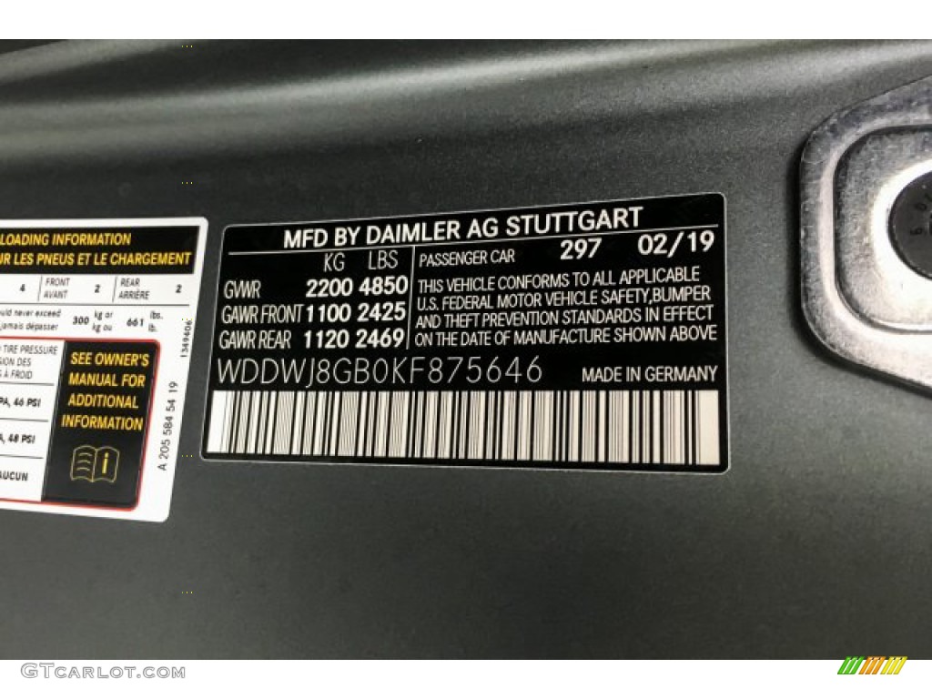 2019 C AMG 63 Coupe - designo Selenite Grey Magno (Matte) / Red Pepper/Black photo #11