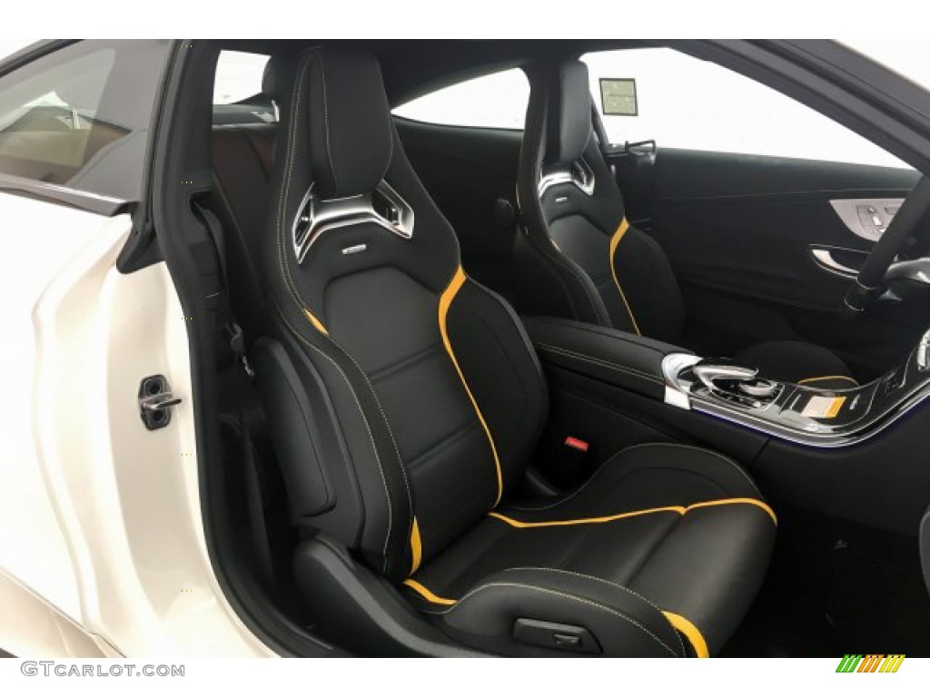 Magma Grey/Black Interior 2019 Mercedes-Benz C AMG 63 S Coupe Photo #132677191