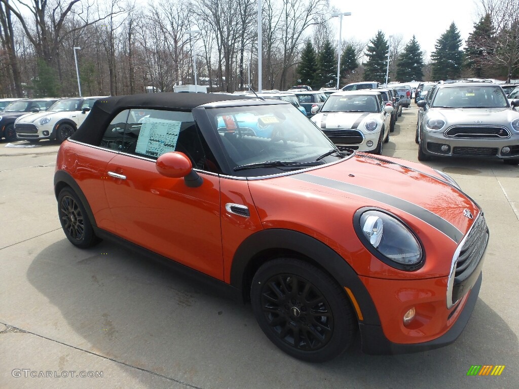 2019 Convertible Cooper - Solaris Orange / Carbon Black photo #1