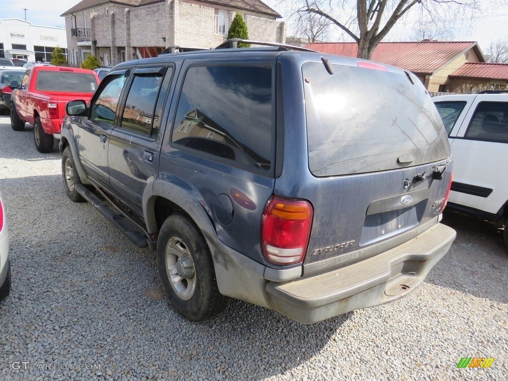 2000 Explorer XLS 4x4 - Medium Wedgewood Blue Metallic / Medium Graphite photo #7