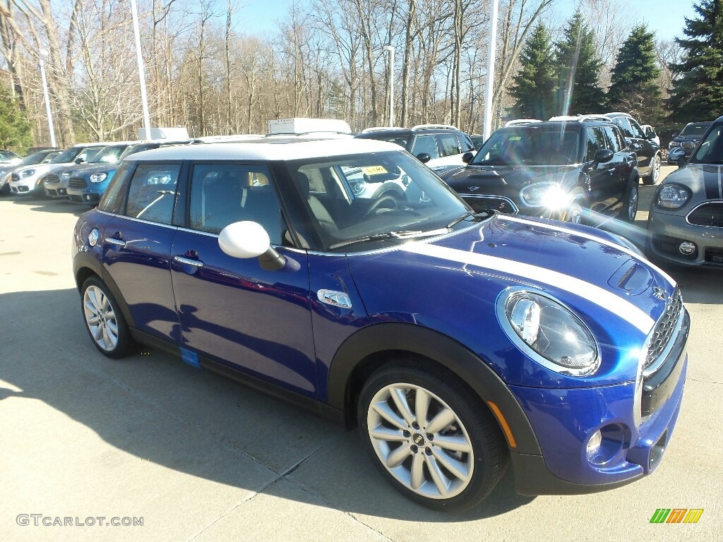 2019 Hardtop Cooper S 4 Door - Starlight Blue / Carbon Black photo #1