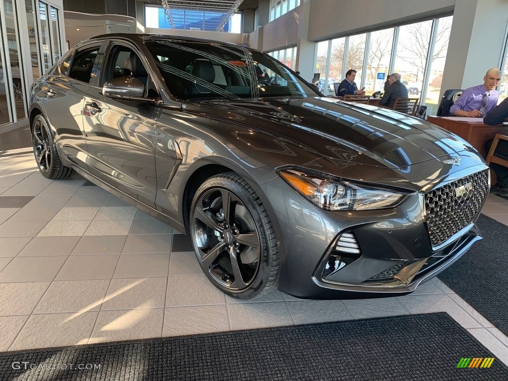 2019 Genesis G70 AWD - Himalayan Gray / Black photo #2