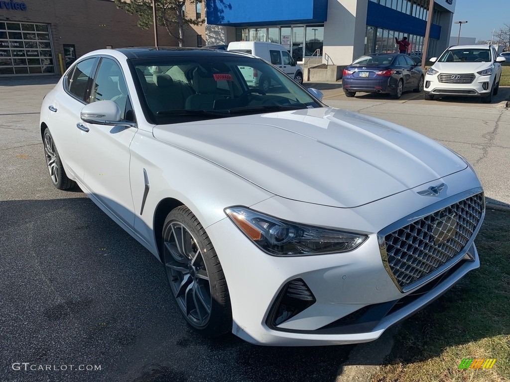 Casablanca White 2019 Hyundai Genesis G70 AWD Exterior Photo #132680382