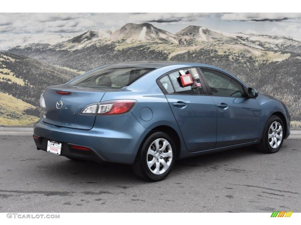 2011 MAZDA3 i Sport 4 Door - Gunmetal Blue Mica / Black photo #3