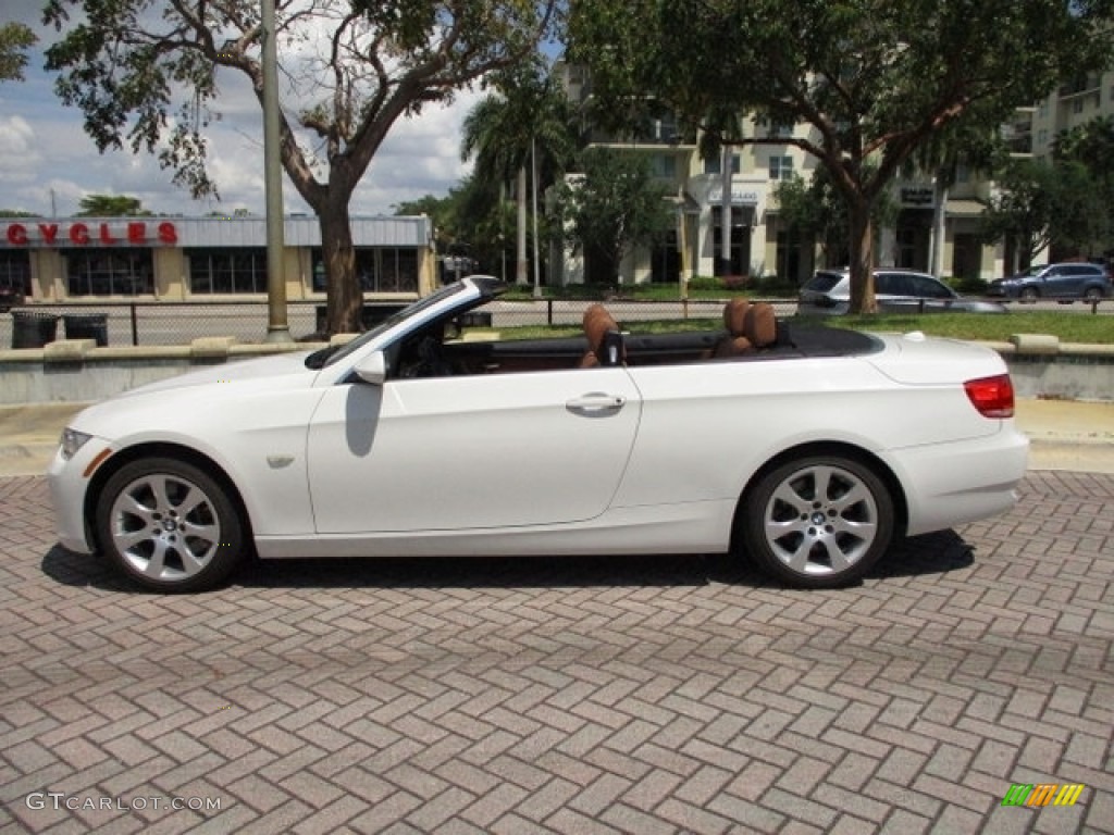 2008 3 Series 335i Convertible - Alpine White / Saddle Brown/Black photo #3