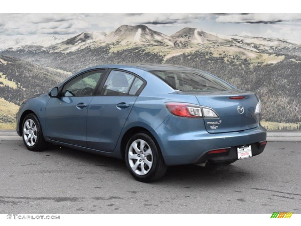 2011 MAZDA3 i Sport 4 Door - Gunmetal Blue Mica / Black photo #7