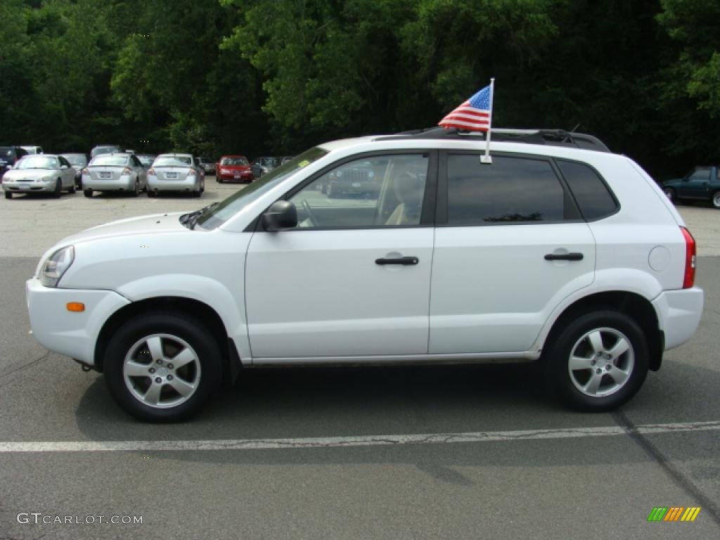 2006 Tucson GL - Nordic White / Beige photo #2