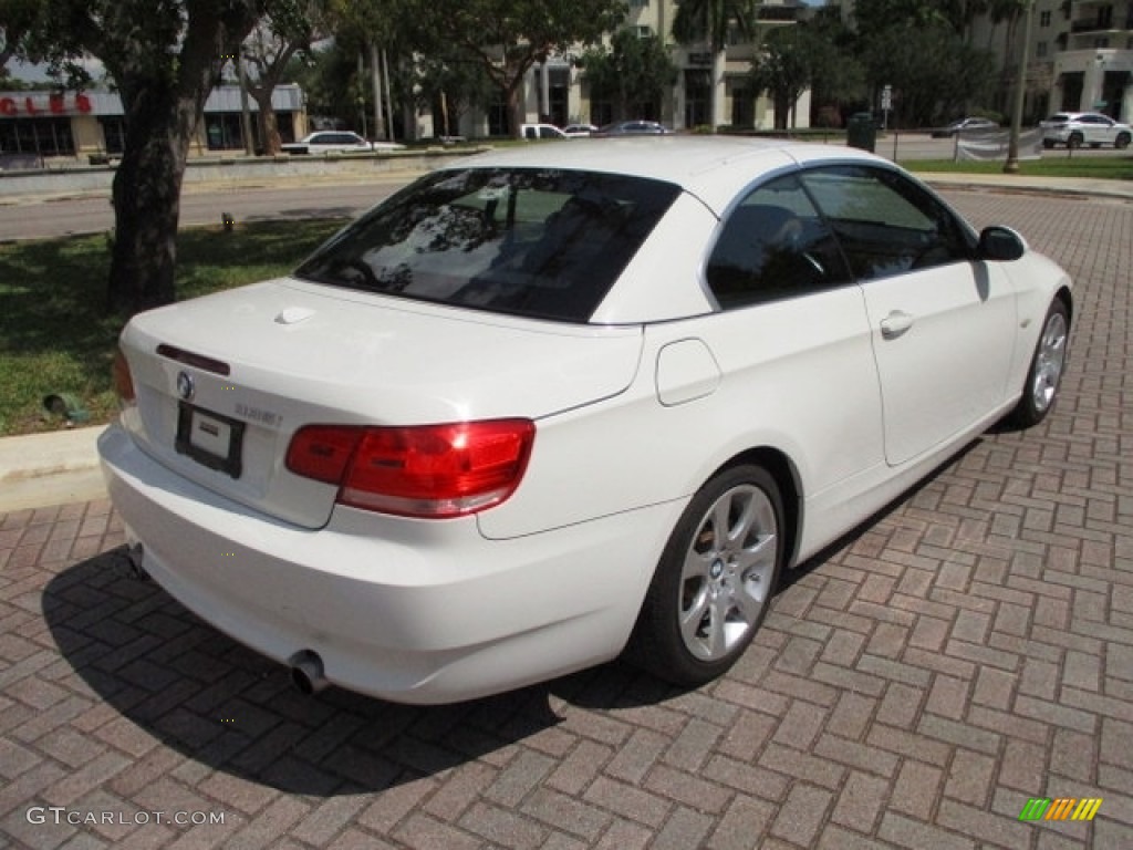 2008 3 Series 335i Convertible - Alpine White / Saddle Brown/Black photo #17