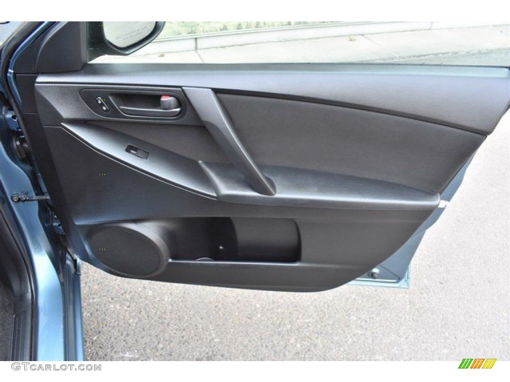 2011 MAZDA3 i Sport 4 Door - Gunmetal Blue Mica / Black photo #25