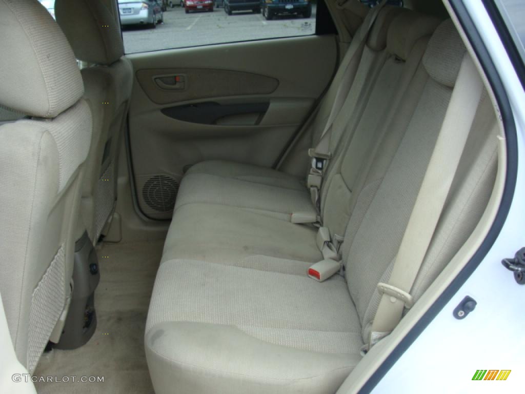 2006 Tucson GL - Nordic White / Beige photo #10