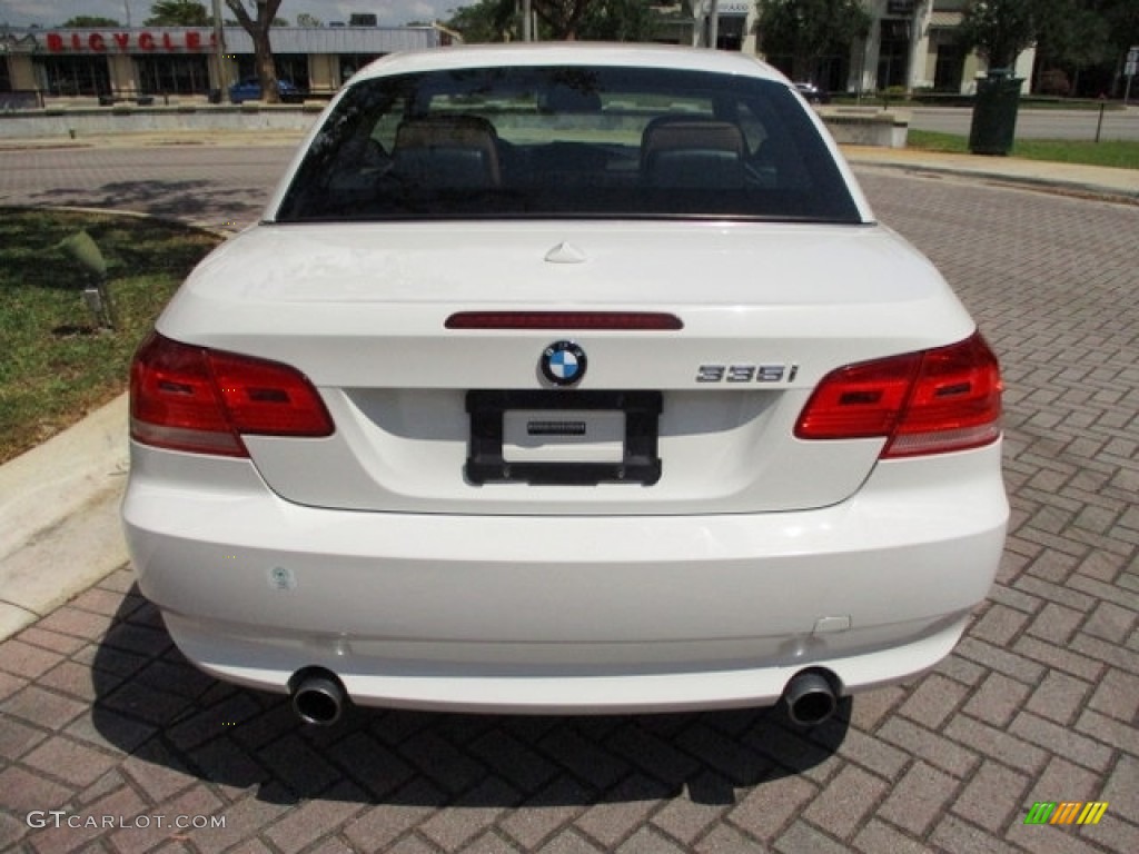 2008 3 Series 335i Convertible - Alpine White / Saddle Brown/Black photo #39