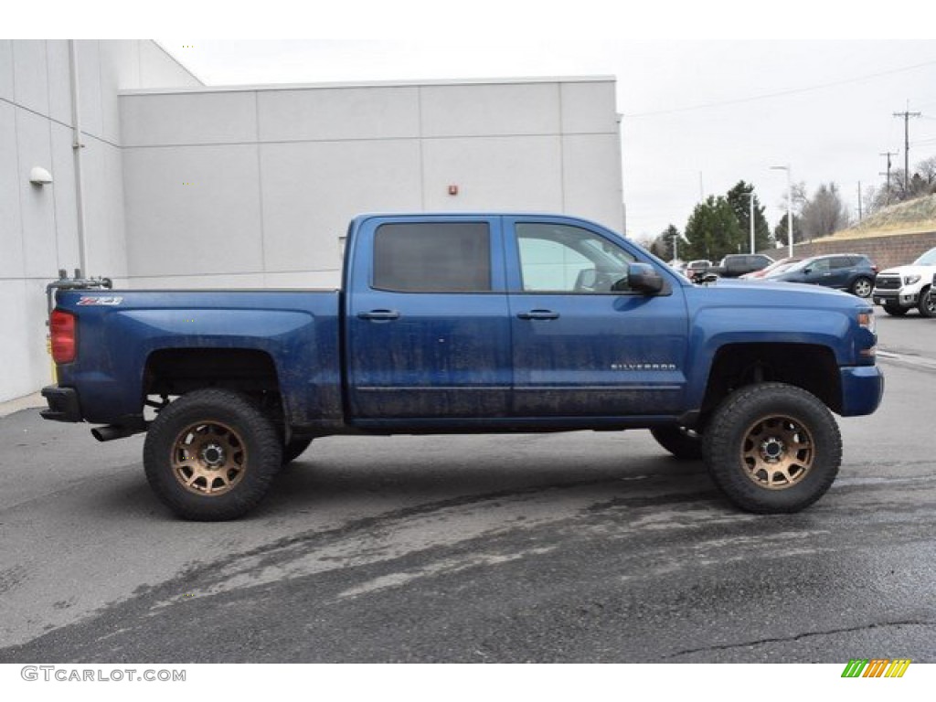 2016 Silverado 1500 LT Crew Cab 4x4 - Deep Ocean Blue Metallic / Jet Black photo #7