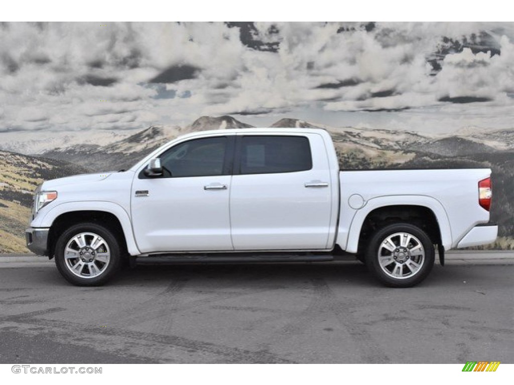 2017 Tundra 1794 CrewMax 4x4 - Super White / 1794 Edition Black/Brown photo #6