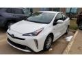 Blizzard White Pearl 2019 Toyota Prius LE AWD-e